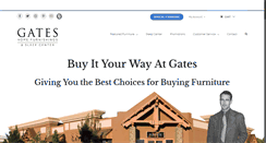 Desktop Screenshot of gatesfurniture.com
